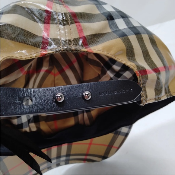 Authentic Burberry Check Cap Vintage Unisex Used Condition - Picture 6 of 9